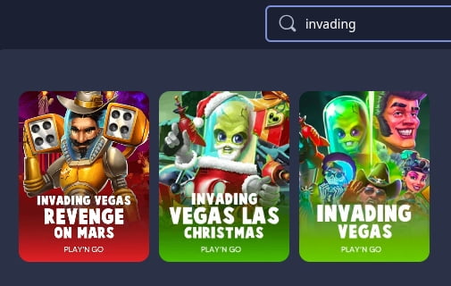 INVADING VEGAS REVENGE ON MARS