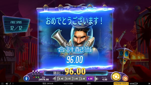 96の合計配当