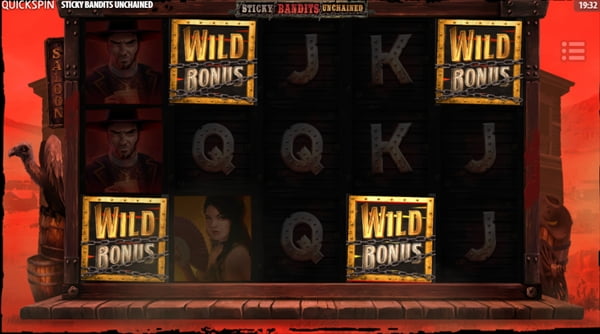WILD×4の大当たりをゲット